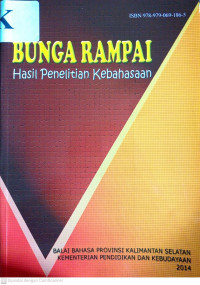 Bunga Rampai Hasil Penelitian Kebahasaan 2014