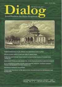 JURNAL PENELITIAN DAN KAJIAN KEAGAMAAN : DIALOG