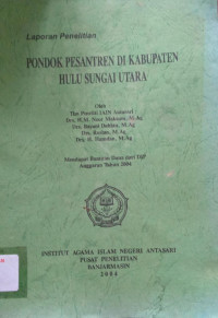 Pondok Pesantren Di Kabupaten Hulu Sungai Utara