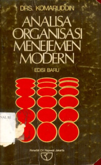 Analisa Organisasi Menejemen Modern