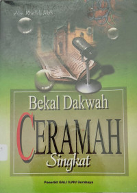 Bekal dakwah ceramah singkat