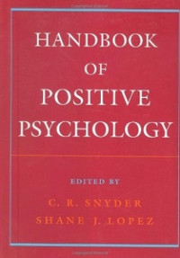 Handbook of Positive Psychology