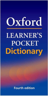 Oxford LEARNER'S PPOCKET Dictionary