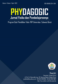 Phydagogic: Jurnal Fisika dan Pembelajarannnya