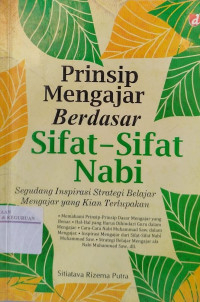 Prinsip Mengajar Berdasarkan Sifat-sifat Nabi