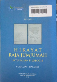 Hikayat Raja Jumjumah: Satu Kajian Filologis