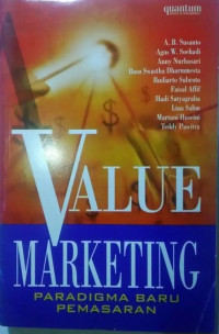 Value Marketing Paradigma Baru Pemasaran